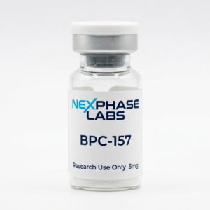BPC-157 research peptide vial 5mg NexPhase Labs Research Use Only
