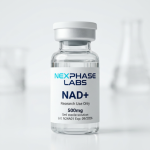 NAD+ nicotinamide adenine dinucleotide 500mg vial NexPhase Labs Research Use Only